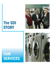 SDI commerical laundry room equipment, sales and installation